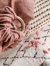 Load image into Gallery viewer, Linen Ring Sling Desert Rose
