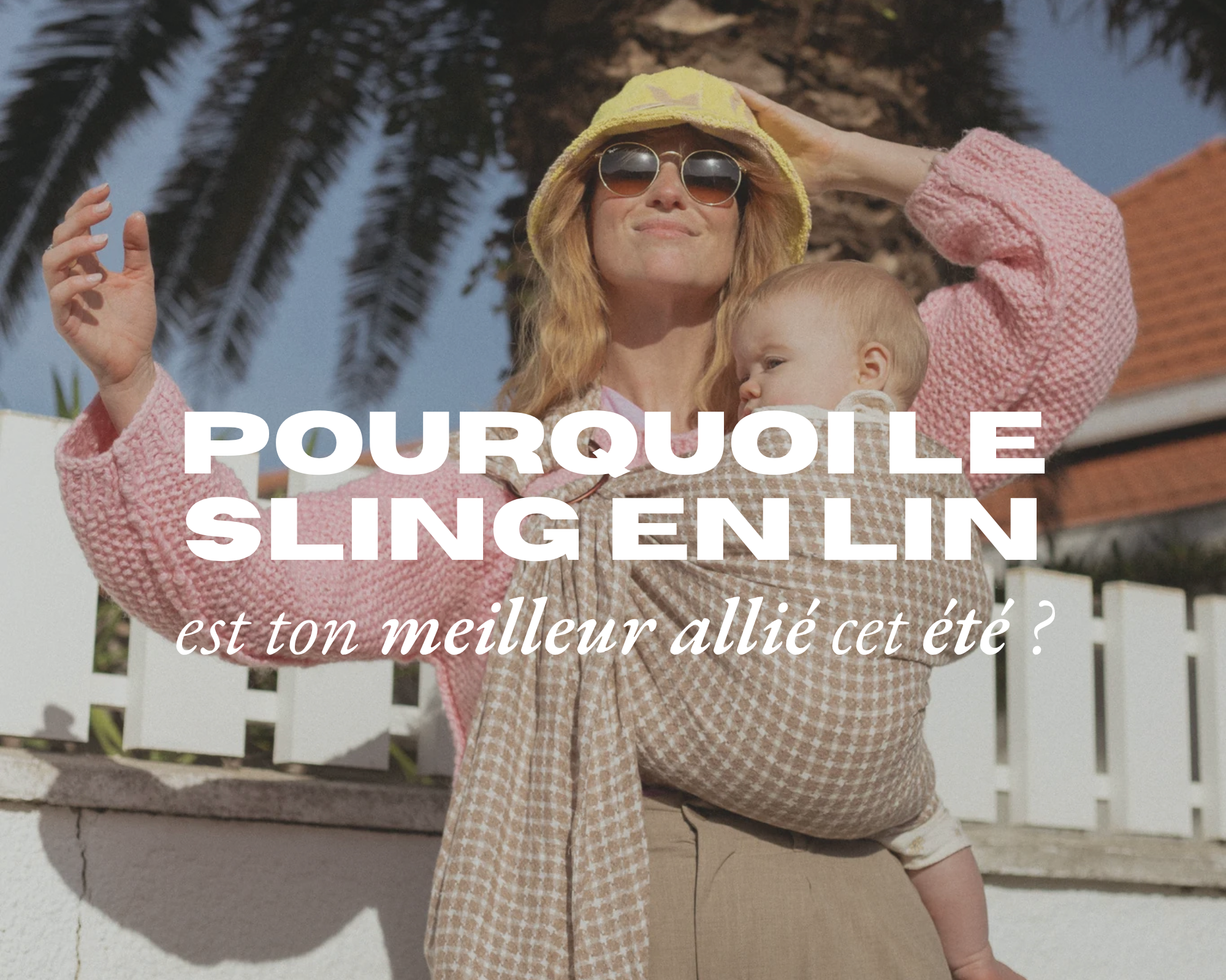 sling été Bud & Blossom: portage physiologique et chaleur