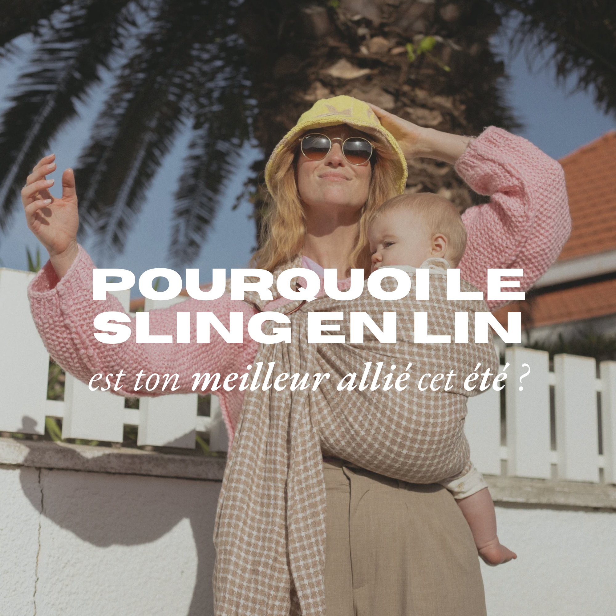 sling été Bud & Blossom: portage physiologique et chaleur