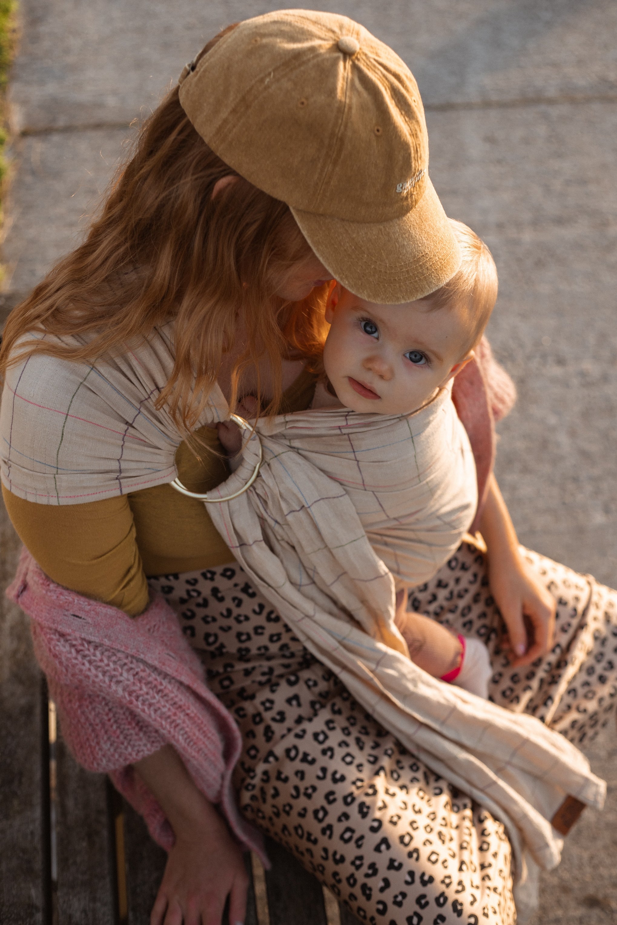 Linen Ring Sling Cosmos