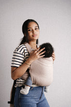 Load image into Gallery viewer, Taupe Waffle Exquis Baby Carrier

