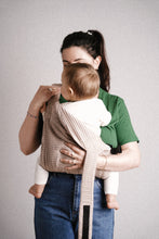 Load image into Gallery viewer, Taupe Waffle Exquis Baby Carrier
