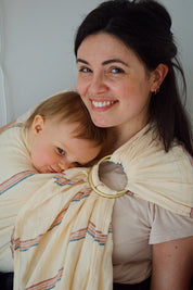 Linen Ring Sling Candy Cane