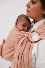 Load image into Gallery viewer, Linen Ring Sling Peach
